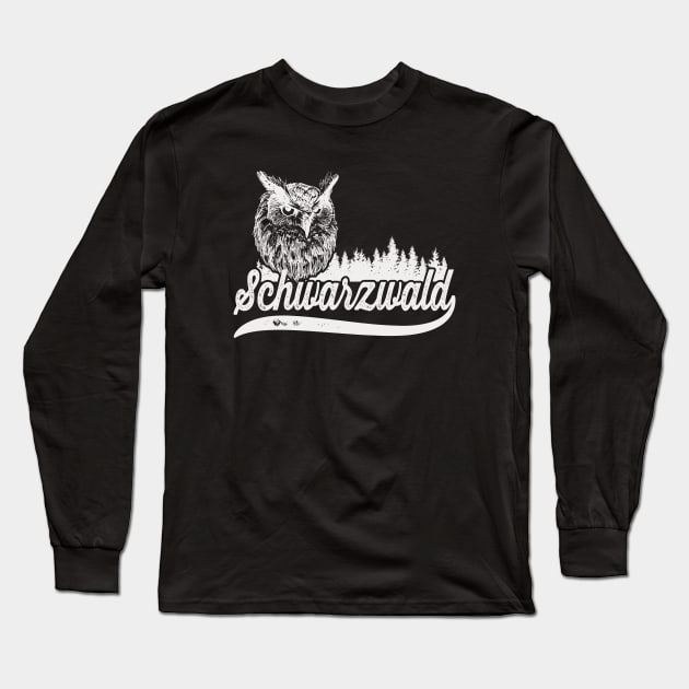 Schwarzwald Heimat mit Uhu Long Sleeve T-Shirt by Foxxy Merch